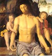 Marco Palmezzano Dead Christ oil on canvas